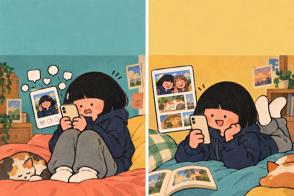 적용 실험 만화