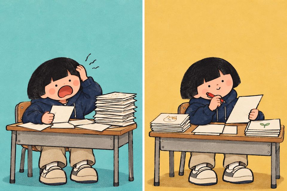 관점 실험 만화
