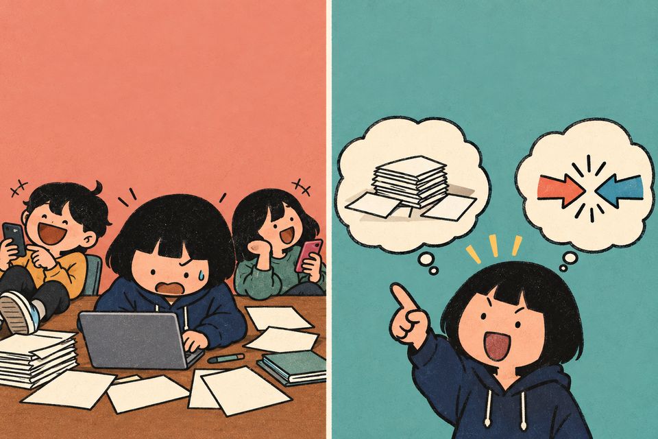 핵심 실험 만화